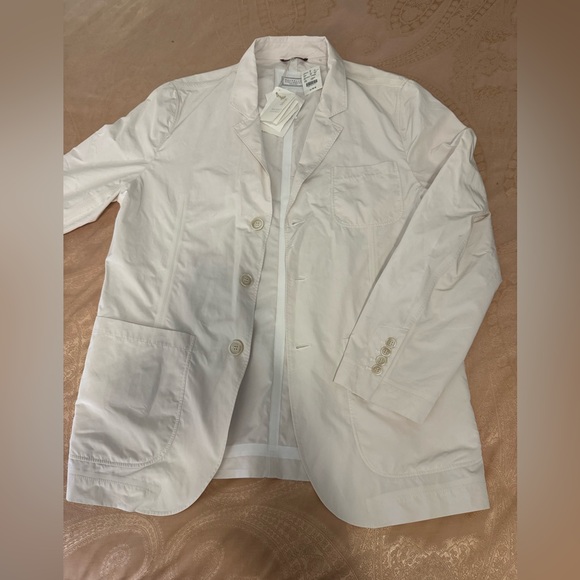 Brunello Cucinelli Mens White Nylon Jacket Sz 50/L - Picture 3 of 13